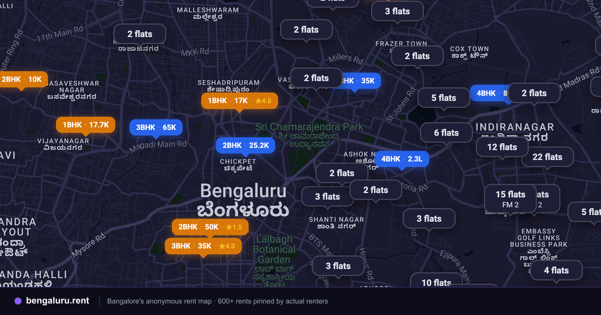 Built a crowdsourced rent map for Bangalore because brokers make up prices. I'm not a dev — Claude